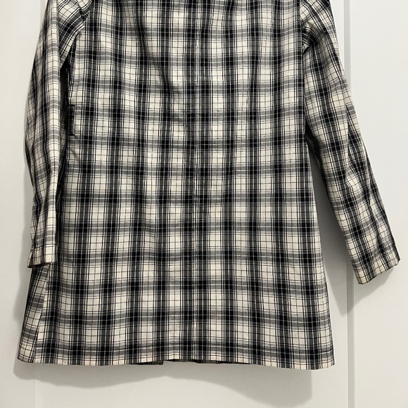 Bossini ladies black and white check coat - Picture 7 of 12